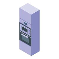 keuken garderobe meubilair icoon, isometrische stijl vector