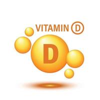 vitamine d icoon in vlak stijl. chemisch supplement vector illustratie Aan wit geïsoleerd achtergrond. apotheek teken bedrijf concept.