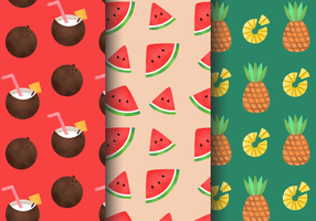 Gratis Vintage Summer Holiday Patterns vector