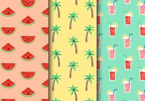 Gratis Vintage Summer Holiday Patterns vector