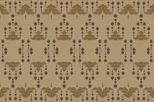 etnisch ikat prints batik textiel naadloos patroon digitaal vector ontwerp voor afdrukken Saree kurti Borneo kleding stof grens borstel symbolen stalen katoen