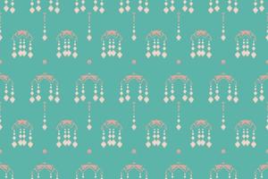 ikkat of ikat bloemen batik textiel naadloos patroon digitaal vector ontwerp voor afdrukken Saree kurti Borneo kleding stof grens borstel symbolen stalen ontwerper