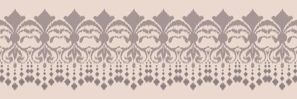 ikat bloemen tribal aztec naadloos patroon. etnisch meetkundig batik ikkat digitaal vector textiel ontwerp voor prints kleding stof Saree mughal borstel symbool zwaden structuur kurti kurtis kurta's