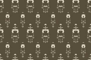 ikkat of ikat bloem batik textiel naadloos patroon digitaal vector ontwerp voor afdrukken Saree kurti Borneo kleding stof grens borstel symbolen stalen katoen