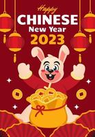 Chinese nieuw jaar festival viering banier vector
