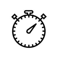 stopwatch vector pictogram