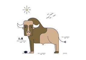 Gratis Buffalo Vector