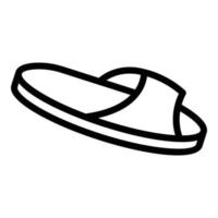 huis slippers comfort icoon, schets stijl vector