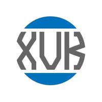 xvk brief logo ontwerp Aan wit achtergrond. xvk creatief initialen cirkel logo concept. xvk brief ontwerp. vector