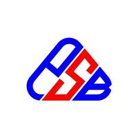 p s b brief logo creatief ontwerp met vector grafisch, p s b gemakkelijk en modern logo.