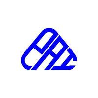 pai brief logo creatief ontwerp met vector grafisch, pai gemakkelijk en modern logo.