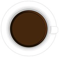 geïsoleerde kopje koffie logo op witte achtergrond vector