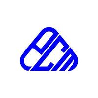 pcm brief logo creatief ontwerp met vector grafisch, pcm gemakkelijk en modern logo.