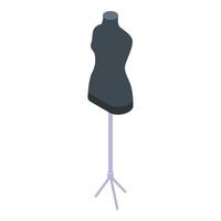 plastic mannequin icoon, isometrische stijl vector