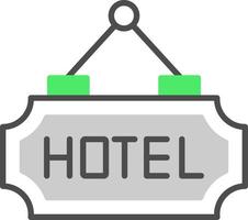 hotel creatief icoon ontwerp vector