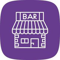 bar winkel creatief icoon ontwerp vector