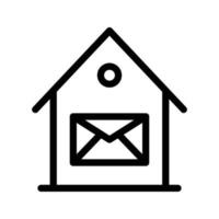 e-mail huis vector illustratie Aan een achtergrond.premium kwaliteit symbolen.vector pictogrammen voor concept en grafisch ontwerp.