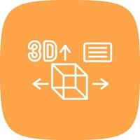 3d ontwerp creatief icoon ontwerp vector