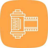 film rollen creatief icoon ontwerp vector