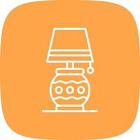 bureau lamp creatief icoon ontwerp vector