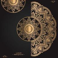 luxe mandala-ontwerp vector