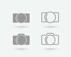 camerateken en symbool. fotopictogram of afbeeldingspictogram. vector. vector