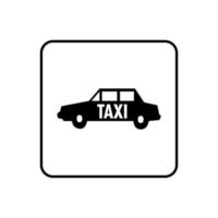 taxi icoon vector ontwerp