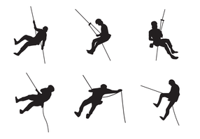 Rappel Silhouet Vector