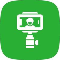 selfie stok creatief icoon ontwerp vector