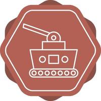 tanklijn icoon vector