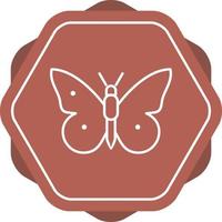 uniek vlinder lijn vector icoon