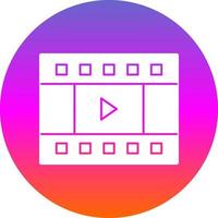 video editor vector icoon ontwerp