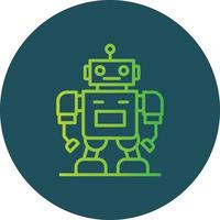 robot creatief icoon ontwerp vector