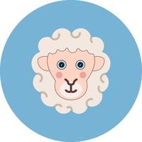 schapen creatief icoon ontwerp vector