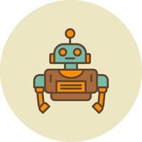 robot creatief icoon ontwerp vector