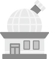 observatorium creatief icoon ontwerp vector
