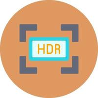 hdr creatief icoon ontwerp vector