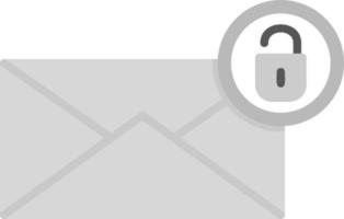 ontgrendelen e-mail creatief icoon ontwerp vector