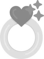 verloving ring creatief icoon ontwerp vector