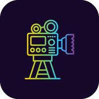 video camera creatief icoon ontwerp vector