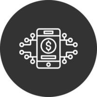 digitaal geld creatief icoon ontwerp vector