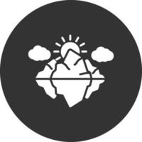 ijsberg creatief icoon ontwerp vector