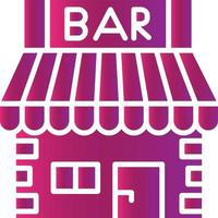 bar winkel creatief icoon ontwerp vector