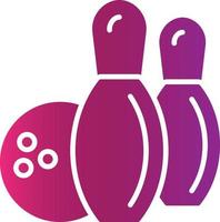 bowling creatief icoon ontwerp vector