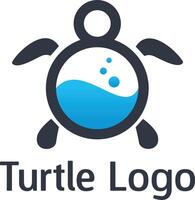 schildpad logo ontwerp. vector