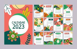 bureau voorjaar kalender wekelijks vector