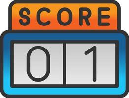 scorebord vector icoon ontwerp