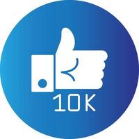 10k creatief icoon vector