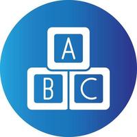 abc creatief icoon vector