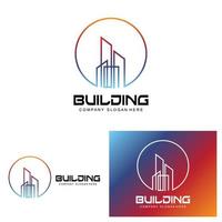 huis ontwerp logo, gebouw logo, eigendom en bouw bedrijf icoon vector